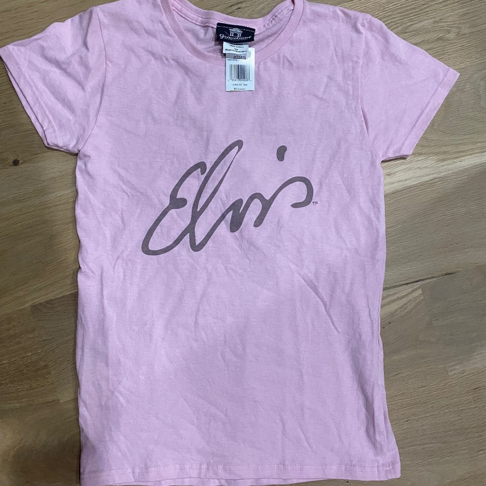 NEW! Elvis Pink Top - S